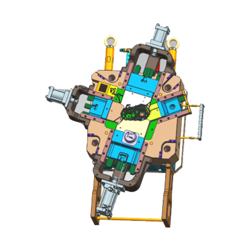 Aluminium nio transmissie achterbehuizing mal