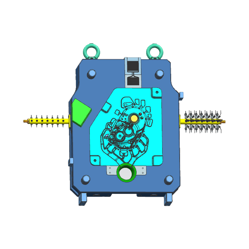 Aluminium seres transmissie em zijbehuizing mal
