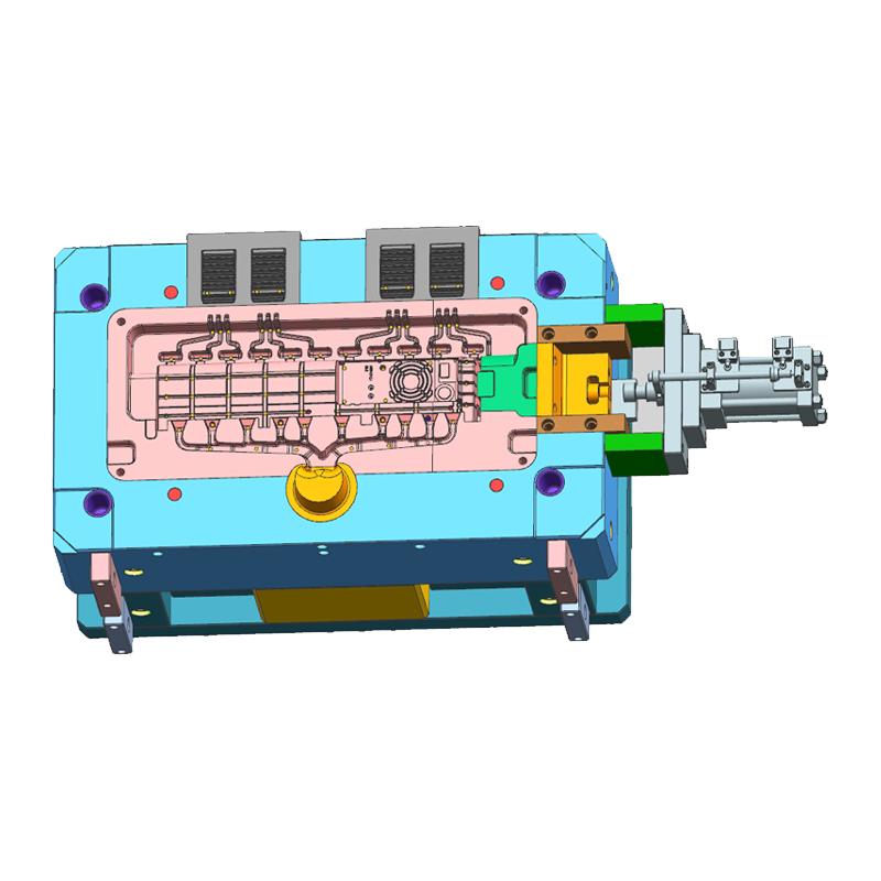 Aluminium communicatie eindklep schimmel